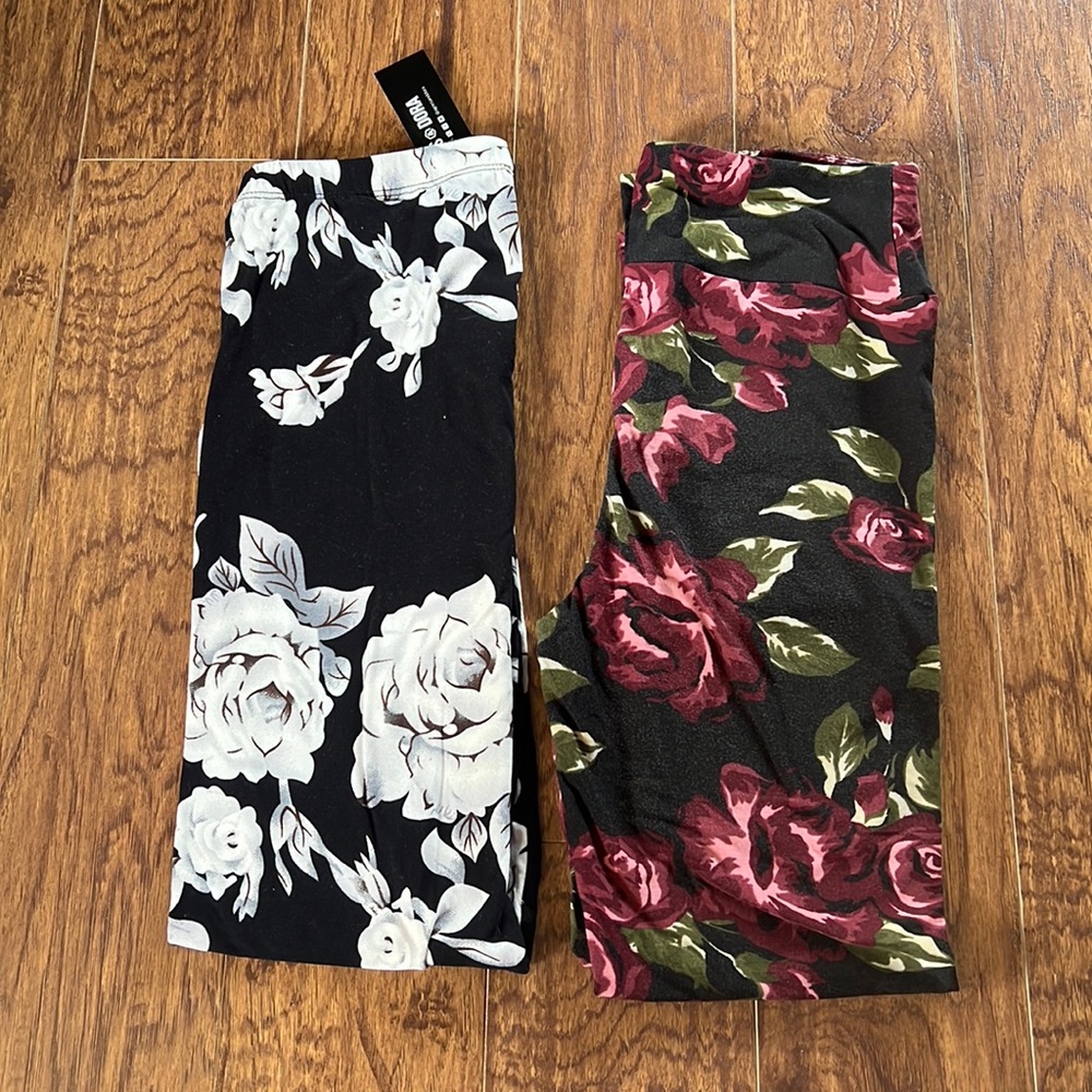 Floral Leggings- 2pair.